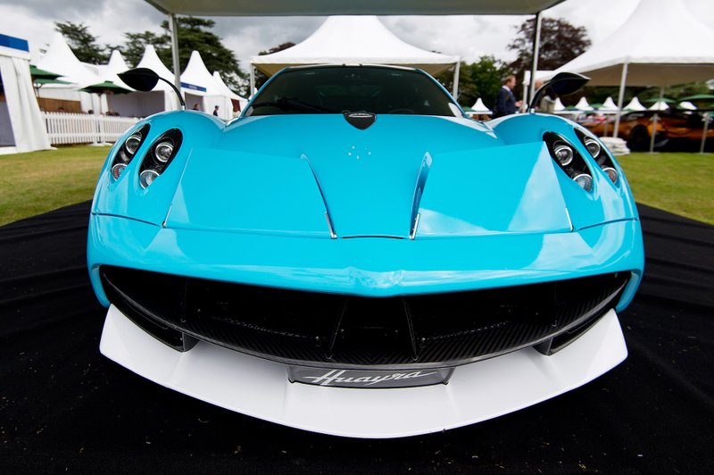 This Huayra is not terrifying at all. Photo credit: Ben Pruchnie/Getty Images
